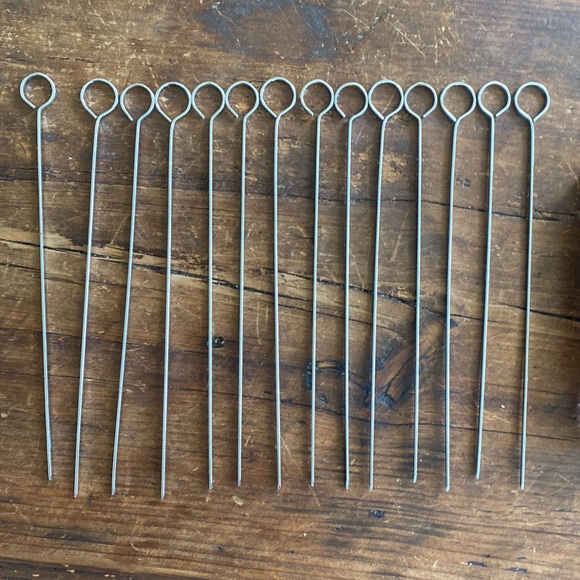 VTG Shish-Kebab Cooking Set. 13 Chrome Plated Skewers with Rack/Recipes. BBQ - Picture 5 of 9